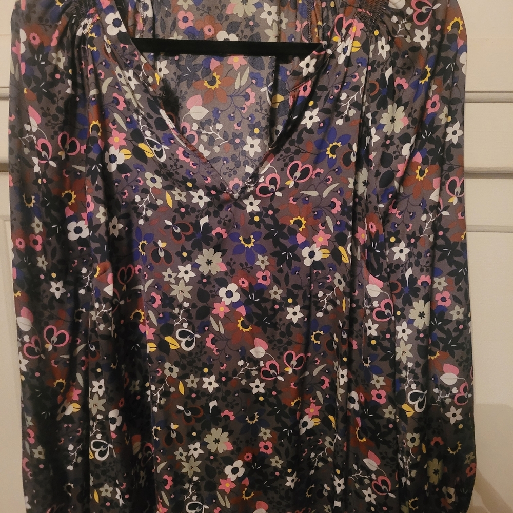 Boden 16/18 flower patterned blouse